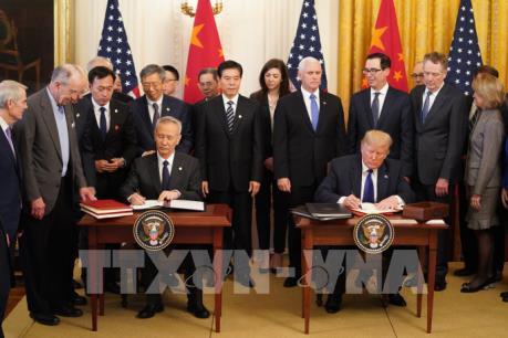 Mỹ-Trung Quốc chính thức ký thỏa thuận thương mại giai đoạn 1