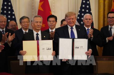 Trung Quốc: Thỏa thuận thương mại giai đoạn 1 giải quyết quan ngại của hai nước