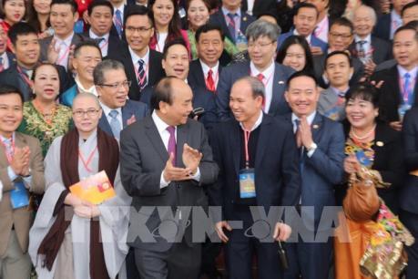 Thủ tướng đánh giá cao sự liên hệ, gắn bó của bà con kiều bào với Tổ quốc