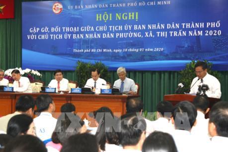 Lãnh đạo Tp Hồ Chí Minh đối thoại với các Chủ tịch UBND phường, xã, thị trấn