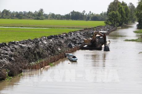 Sang tháng 5, xâm nhập mặn ở đồng bằng sông Cửu Long mới giảm dần