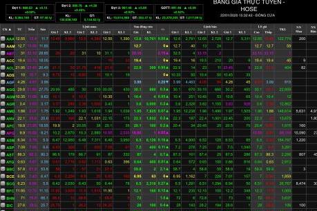 VN-Index duy trì sắc xanh trong phiên giao dịch cuối cùng của năm  Kỷ   Hợi