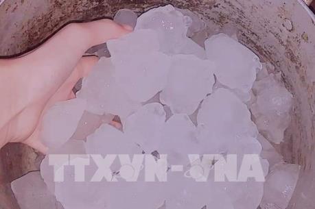 Cao Bằng trải qua trận mưa đá lớn kỷ lục