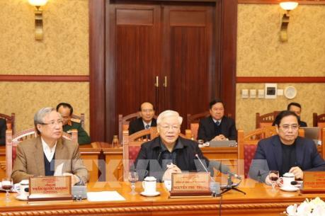 Tổng Bí thư, Chủ tịch nước Nguyễn Phú Trọng chủ trì họp Ban Bí thư