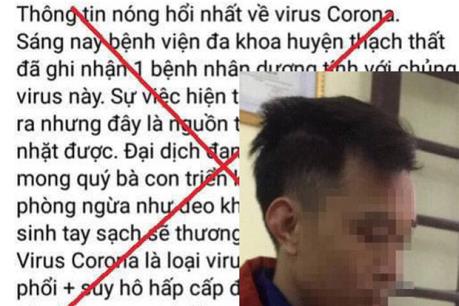 Hà Nội xử phạt đối tượng tung tin sai sự thật về dịch do virus Corona