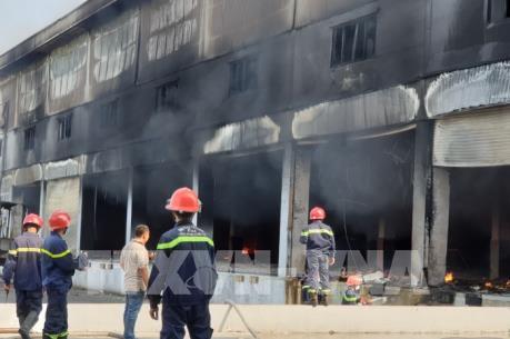 Bình Dương: Cháy lớn trong khu công nghiệp Mỹ Phước 3