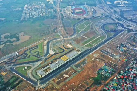 Hà Nội phân luồng giao thông bảo vệ mặt đường đua F1