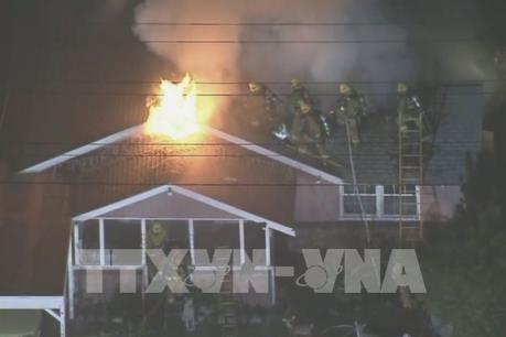 Cháy khách sạn tại thành phố Los Angels của Mỹ