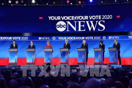 Bầu cử Mỹ 2020: Các ứng cử viên đảng Dân chủ bắt đầu vòng tranh luận