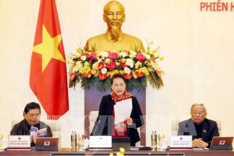 Khai mạc Phiên họp thứ 42 của Ủy ban Thường vụ Quốc hội