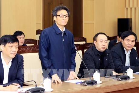 Phó Thủ tướng Vũ Đức Đam làm việc với tỉnh Vĩnh Phúc về công tác phòng chống dịch