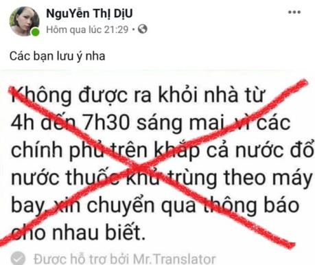 Hưng Yên: Xử phạt người đưa tin sai về dịch bệnh lên mạng xã hội