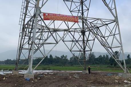 Gỡ vướng giải phóng mặt bằng công trình đường dây 500 kV mạch 3