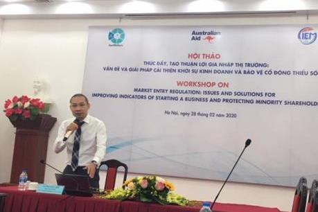 Thể chế kinh tế thúc đẩy khởi sự doanh nghiệp