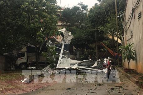 Yên Bái: Lốc xoáy kèm mưa đá gây thiệt hại 18 tỉ đồng