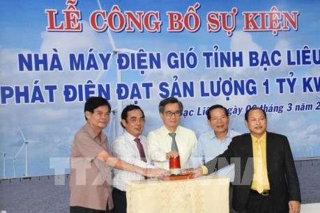 Nhà máy Điện gió Bạc Liêu cán mốc sản lượng 1 tỷ kWh điện sạch