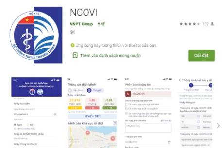 Cách cài đặt ứng dụng và khai báo sức khỏe online