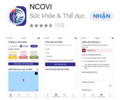 Chính thức ra mắt app COVID-19 thông tin về dịch bệnh