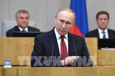 Tổng thống Nga ký ban hành luật sửa đổi Hiến pháp