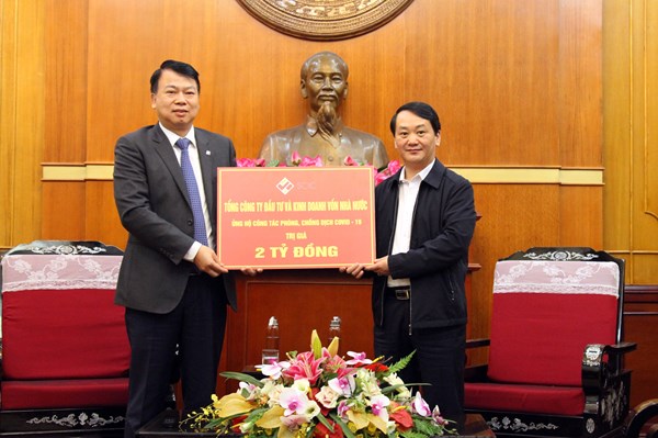 SCIC ủng hộ 2 tỷ đồng chung tay phòng chống dịch COVID-19
