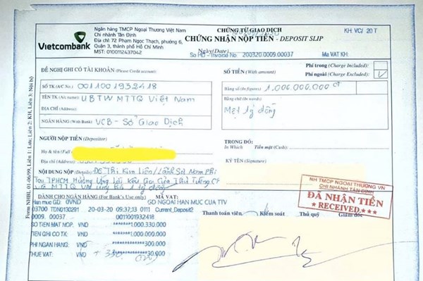 Dịch COVID-19: Nhiều tổ chức, cá nhân tiếp tục tham gia ủng hộ đẩy lùi dịch