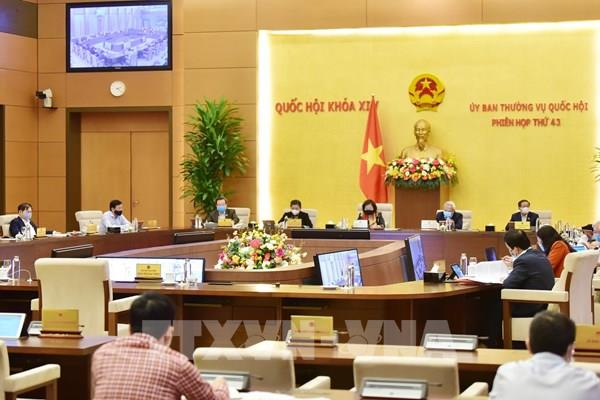 Sáng mai (20/4), Ủy ban Thường vụ Quốc hội cho ý kiến 6 dự án luật