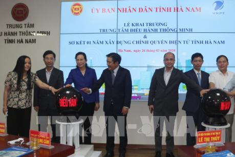 Khai trương Trung tâm điều hành thông minh tỉnh Hà Nam