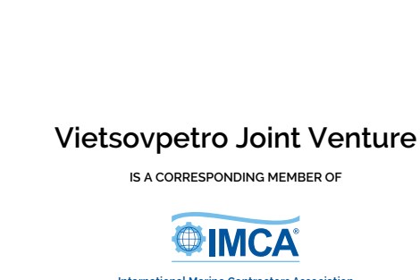 Vietsovpetro chính thức là thành viên Hiệp hội các nhà thầu Hàng hải quốc tế