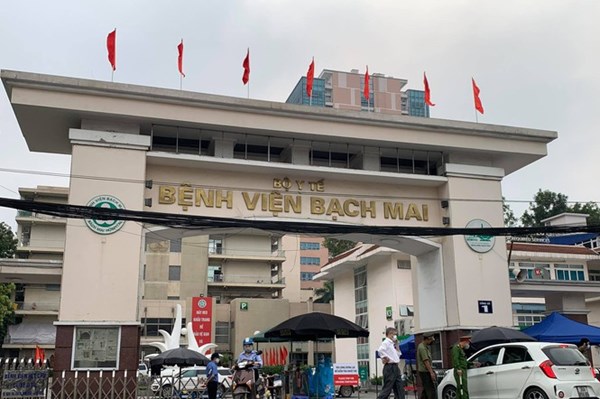 Cán bộ y tế Bệnh viện Bạch Mai được cách ly tại khách sạn ở Hà Đông
