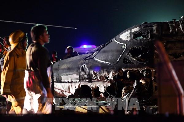 Nổ máy bay tại Phippines, không còn ai sống sót