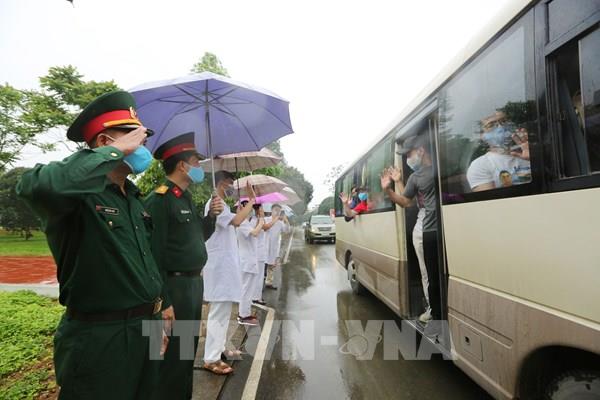 Hàng trăm công dân hoàn thành thời gian cách ly tại Trung đoàn 58