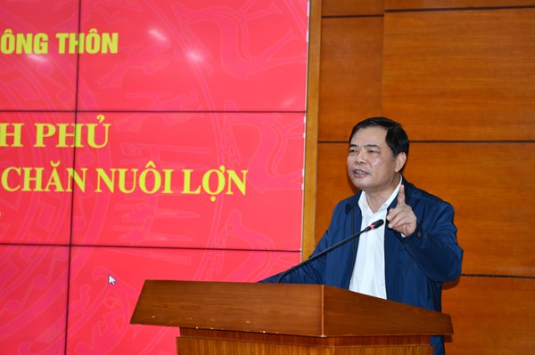 Bộ trưởng Nguyễn Xuân Cường: Từ ngày 1/4, sẽ đưa giá thịt lợn hơi xuống 70 nghìn đồng/kg
