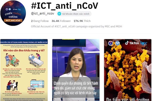 Bộ Y tế ra mắt kênh chống dịch trên nền tảng TikTok
