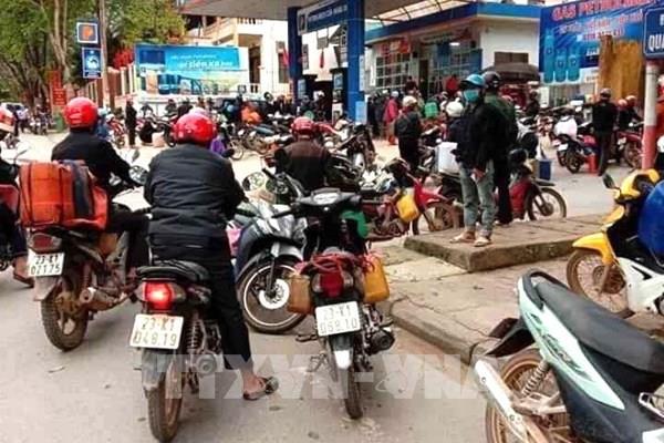 Hà Giang vận động người dân không tích trữ xăng dầu