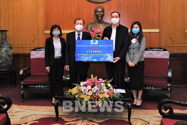 VNPT đóng góp 3 tỷ đồng, chung tay cùng cộng đồng chống dịch COVID-19