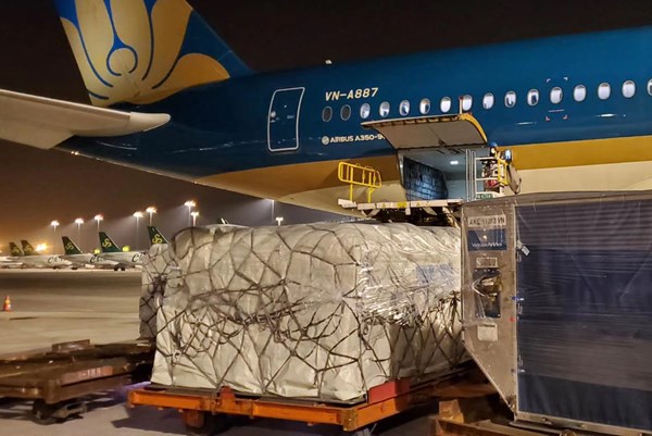 Vietnam Airlines tăng cường vận chuyển hàng hóa đảm bảo giao thương
