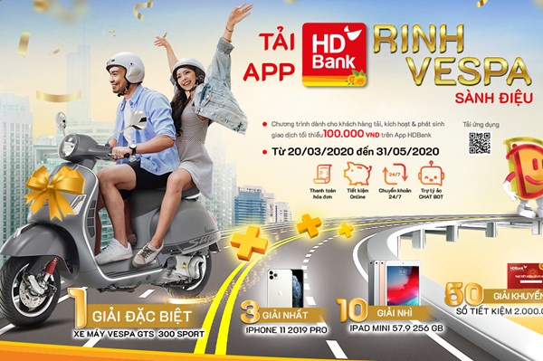 Trải nghiệm App HDBank lần đầu tiên với nhiều ưu đãi  hấp dẫn   