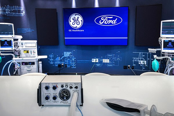 Ford hợp tác với GE Healthcare sản xuất 50.000 máy thở trong 100 ngày