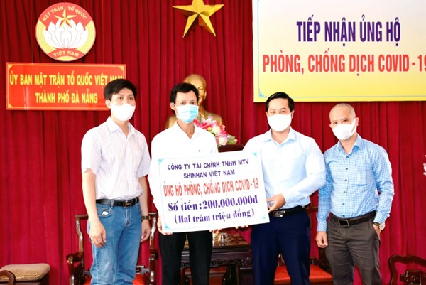 Shinhan Finance đóng góp 1,2 tỷ đồng phòng, chống COVID-19