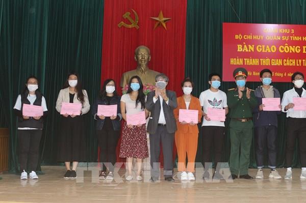 Dịch COVID-19: 85 công dân hoàn thành thời gian cách ly y tế tại Hà Nam