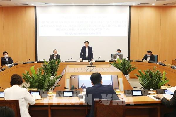 Hà Nội xác định 3 kịch bản điều hành giảm thiệt hại do dịch COVID-19