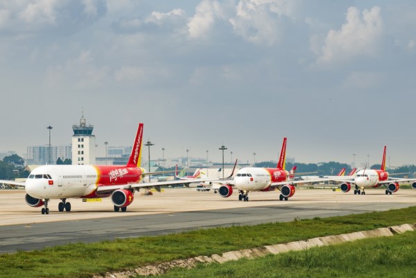 Dịch COVID-19: Vietjet Air thêm 3 chuyến bay phục vụ hành khách hết thời hạn cách ly