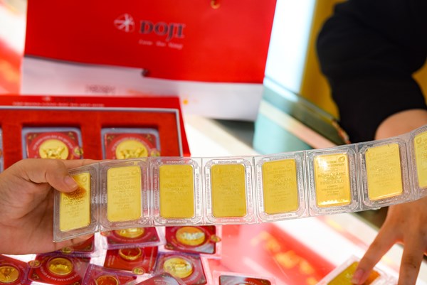 Giá vàng trong nước sáng 22/4 vẫn ở mức trên 48 triệu đồng/lượng