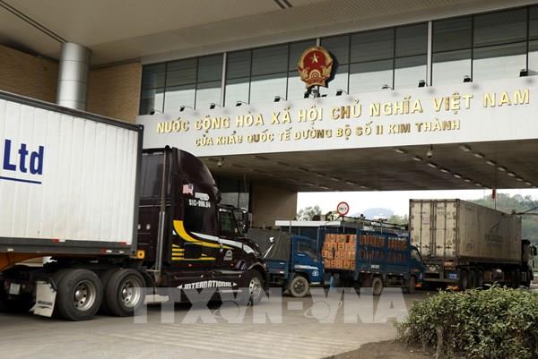 Lào Cai giảm ùn tắc ở khu vực Cửa khẩu Kim Thành