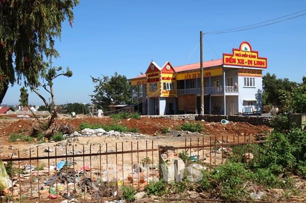 Lâm Đồng yêu cầu chủ đầu tư tháo dỡ công trình không phép tại Bến xe Di Linh