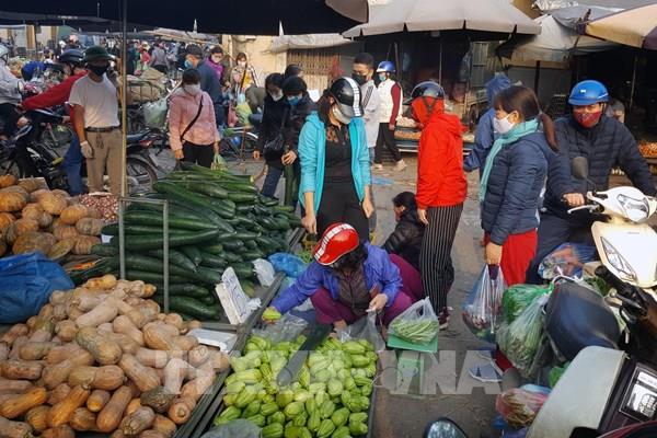 Hà Nội công bố kết quả 1.064 mẫu xét nghiệm nhanh COVID-19 tại chợ đầu mối