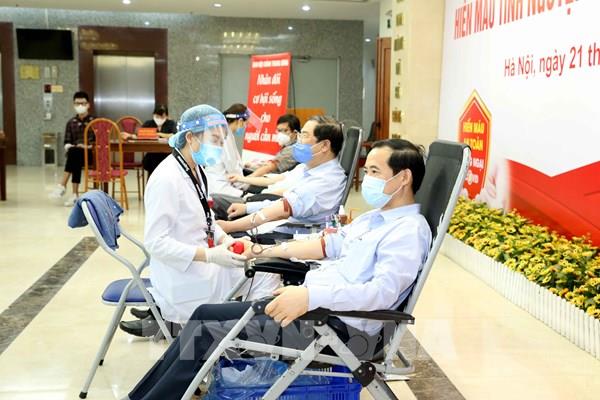 Ban Nội chính Trung ương hưởng ứng Ngày “Toàn dân hiến máu tình nguyện”