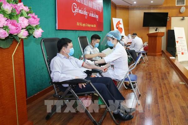 Ủy ban Kiểm tra Trung ương tổ chức hiến máu tình nguyện