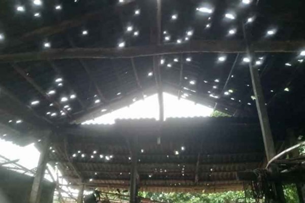 Mưa đá, dông lốc làm hư hỏng nhà ở và công trình công cộng ở Lào Cai