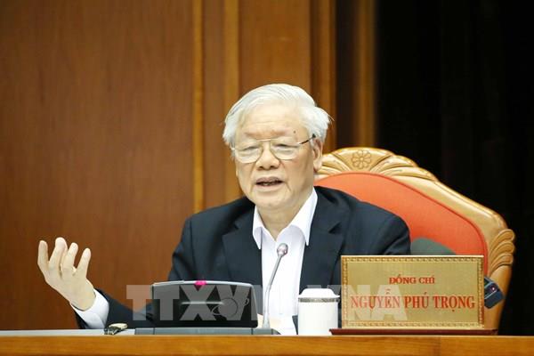 Tổng Bí thư, Chủ tịch nước Nguyễn Phú Trọng chủ trì Hội nghị cán bộ toàn quốc